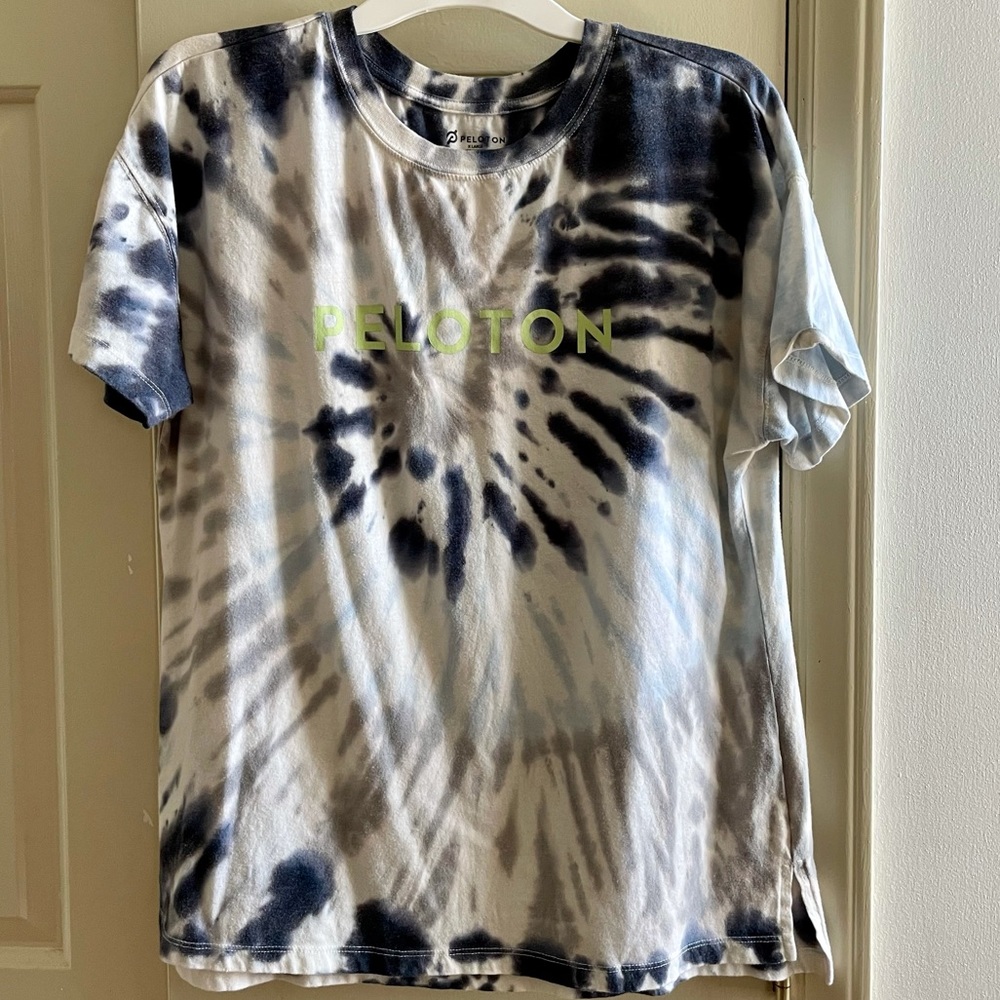 Peloton tie dye shirt